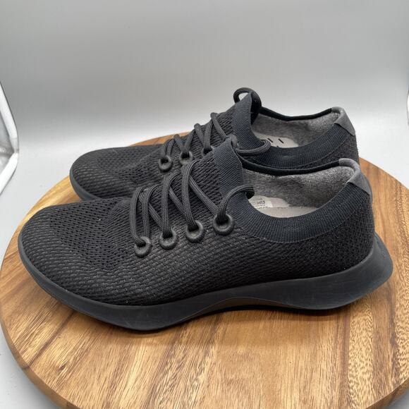 Allbirds Tree Dasher Shoes Mens 13 Black Knit Running Sneakers Casual Comfort main image 6
